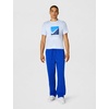 Nike Men’s Club Open Hem Brushed Fleece Pants(Old Royal/Old Royal/White)