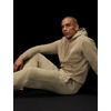 Nike Men’s Club Open Hem Brushed Fleece Pants(Parachute Beige/Parachute Beige/White)
