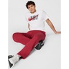 Nike Men’s Club Open Hem Brushed Fleece Pants(Team Crimson/Team Crimson/White)