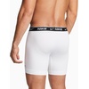 Nike Men’s Essential Cotton Stretch W/Fly Boxer Brief Underwear (3-Pack)(White/ Heather Grey/ Black)