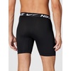 Nike Men’s Essential Micro Stretch Long Leg Boxer Brief Underwear (3-Pack)(Black / Black/ Black)
