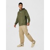 Nike Men’s Sportswear Club Varsity Hoodie(Medium Olive/Cargo Khaki/White)