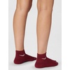 Nike Unisex Adult Everyday Elevated Ankle Socks (3-Pack) | Mens and Womens(Midnight Navy/Team Red/Fir)