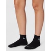 Nike Unisex Adult Everyday Elevated Ankle Socks (3-Pack) | Mens and Womens(White/Grey Heather/Black)