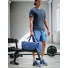 Nike Unisex Adult Gameday Brasilia X Training Duffel Bag (24L, 40L, 60L, or 95L) | Mens and Womens(Indigo Storm/Black/Reflect Silver)