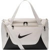 Nike Unisex Adult Gameday Brasilia X Training Duffel Bag (24L, 40L, 60L, or 95L) | Mens and Womens(Light Bone/Black/Black)