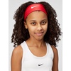 Nike Unisex Adult Youth Dri-fit Fury Classic Headband(University Red/White/White)