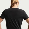 Nike Women’s Nike One Classic Dri-fit Twist Short-Sleeve Top(Black/White)