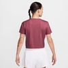 Nike Women’s Nike One Classic Dri-fit Twist Short-Sleeve Top(Pink Smoke/White)