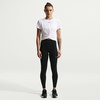 Nike Women’s Nike One Classic Dri-fit Twist Short-Sleeve Top(White/Black)
