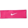 Nike Dri-Fit Head Tie 2.0 Headbands, White/Black, One Size(Vivid Pink/White)
