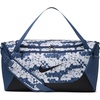 Nike Unisex Adult Gameday Brasilia X Training Duffel Bag (24L, 40L, 60L, or 95L) | Mens and Womens(All Over Print/Diffused Blue/Black/Black)
