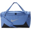 Nike Unisex Adult Gameday Brasilia X Training Duffel Bag (24L, 40L, 60L, or 95L) | Mens and Womens(Indigo Storm/Black/Reflect Silver)