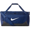 Nike Unisex Adult Gameday Brasilia X Training Duffel Bag (24L, 40L, 60L, or 95L) | Mens and Womens(Midnight Navy/Black/White)