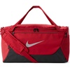 Nike Unisex Adult Gameday Brasilia X Training Duffel Bag (24L, 40L, 60L, or 95L) | Mens and Womens(Tough Red/Black/Reflect Silver)