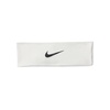 Nike Unisex Adult Youth Dri-fit Fury Classic Headband(White/Black/Black)