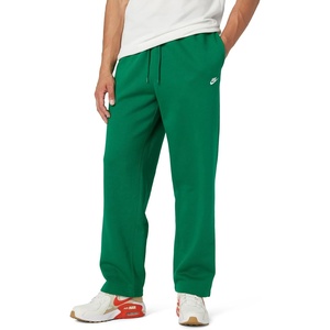 Nike Men’s Club Open Hem Brushed Fleece Pants(Malachite/Malachite/White)