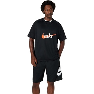 Nike Men’s Sportswear Club Jersey(Black/White/Safety Orange)