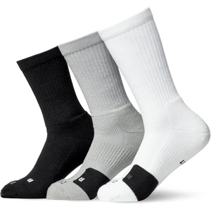 Nike Unisex Adult Everyday Crew Basketball Socks (3 Pair) | Mens and Womens(Multicolor)