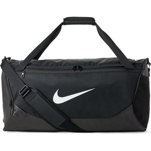 Nike Unisex Adult Gameday Brasilia X Training Duffel Bag (24L, 40L, 60L, or 95L) | Mens and Womens(Black/Black/White)