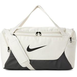 Nike Unisex Adult Gameday Brasilia X Training Duffel Bag (24L, 40L, 60L, or 95L) | Mens and Womens(Light Bone/Black/Black)
