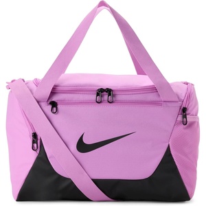 Nike Unisex Adult Gameday Brasilia X Training Duffel Bag (24L, 40L, 60L, or 95L) | Mens and Womens(Light Magenta/Black/Black)