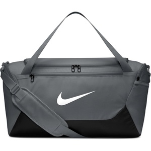 Nike Unisex Adult Gameday Brasilia X Training Duffel Bag (24L, 40L, 60L, or 95L) | Mens and Womens(Smoke Grey/Black/White)