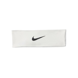 Nike Unisex Adult Youth Dri-fit Fury Classic Headband(White/Black/Black)