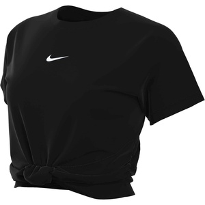 Nike Women’s Nike One Classic Dri-fit Twist Short-Sleeve Top(Black/White)