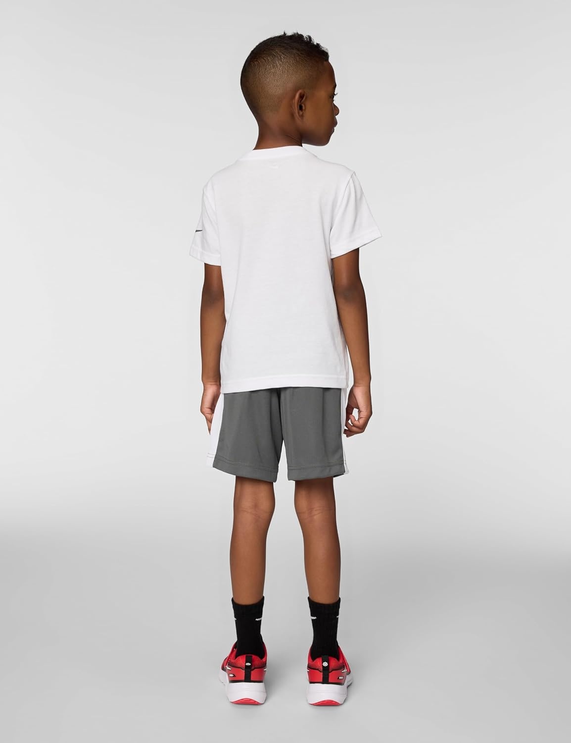 image:imageNike Baby Just Do It TShirt and Mesh Shorts 2Piece Outfit SetWhiteIron Grey