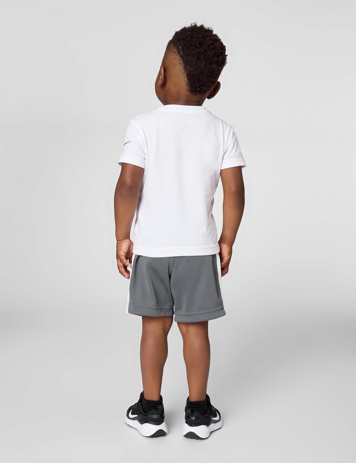 image:imageNike Baby Just Do It TShirt and Mesh Shorts 2Piece Outfit SetWhiteIron Grey