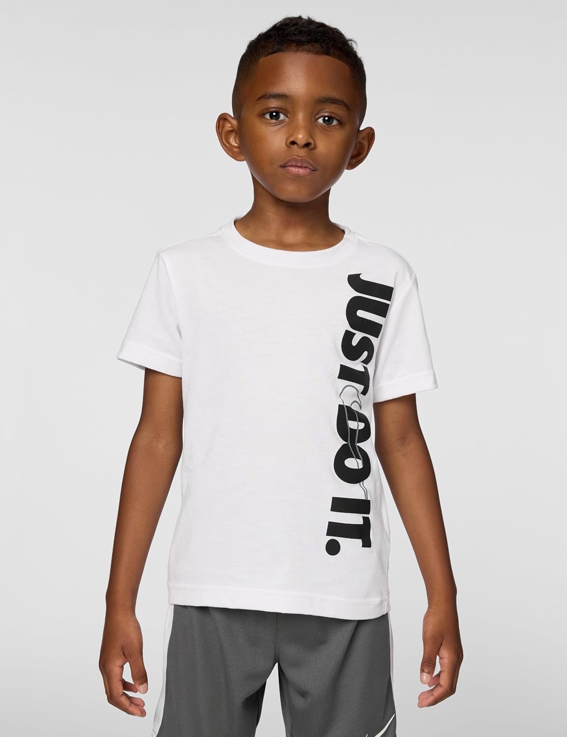 image:imageNike Baby Just Do It TShirt and Mesh Shorts 2Piece Outfit SetWhiteIron Grey