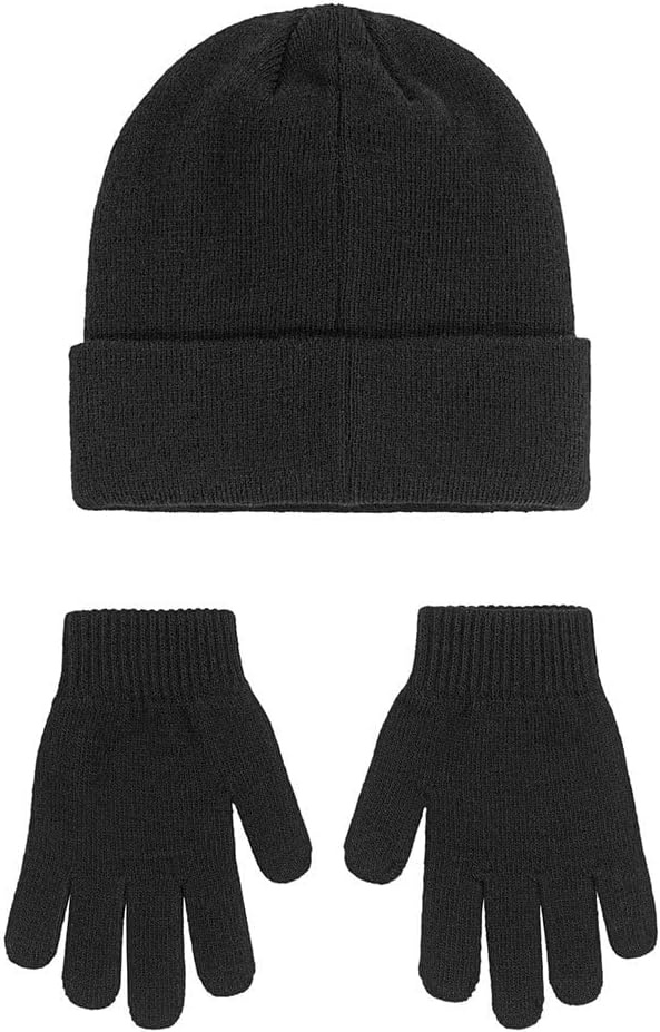 image:imageNike Kids Club Beanie and GloveMitten SetBlack