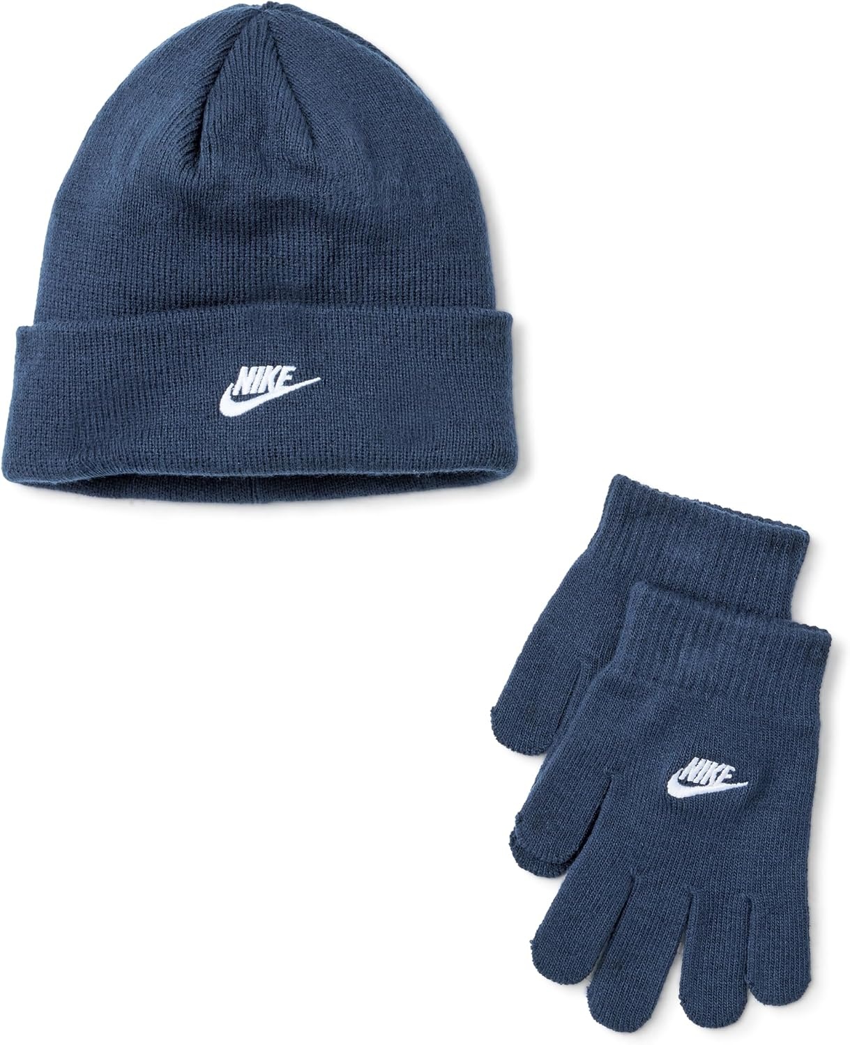 image:imageNike Kids Club Beanie and GloveMitten SetObsidian