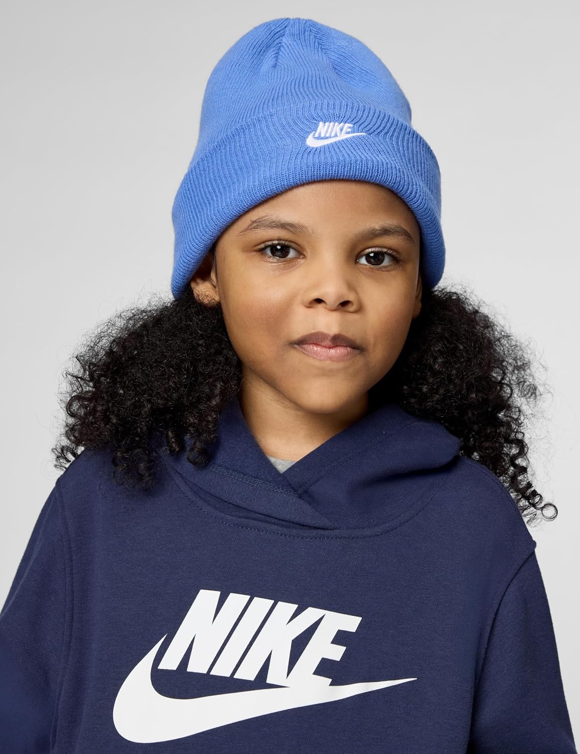 image:imageNike Kids Club Beanie and GloveMitten SetPolar Blue