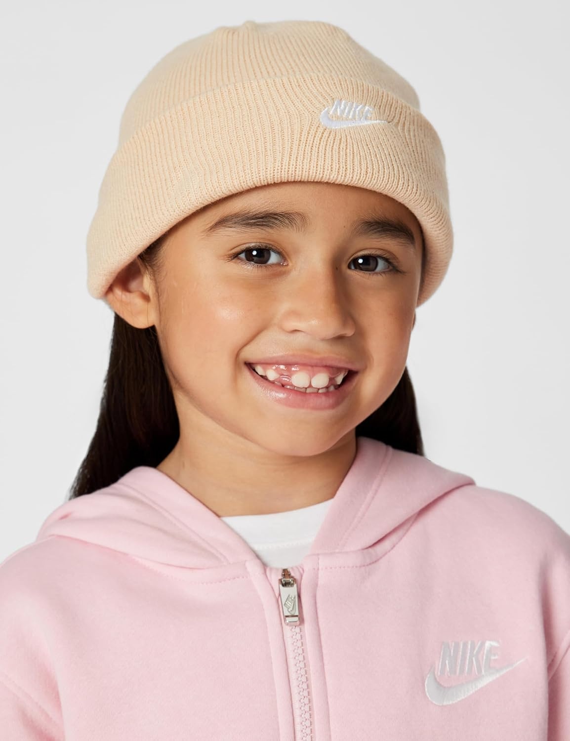 image:imageNike Kids Club Beanie and GloveMitten SetSand Drift