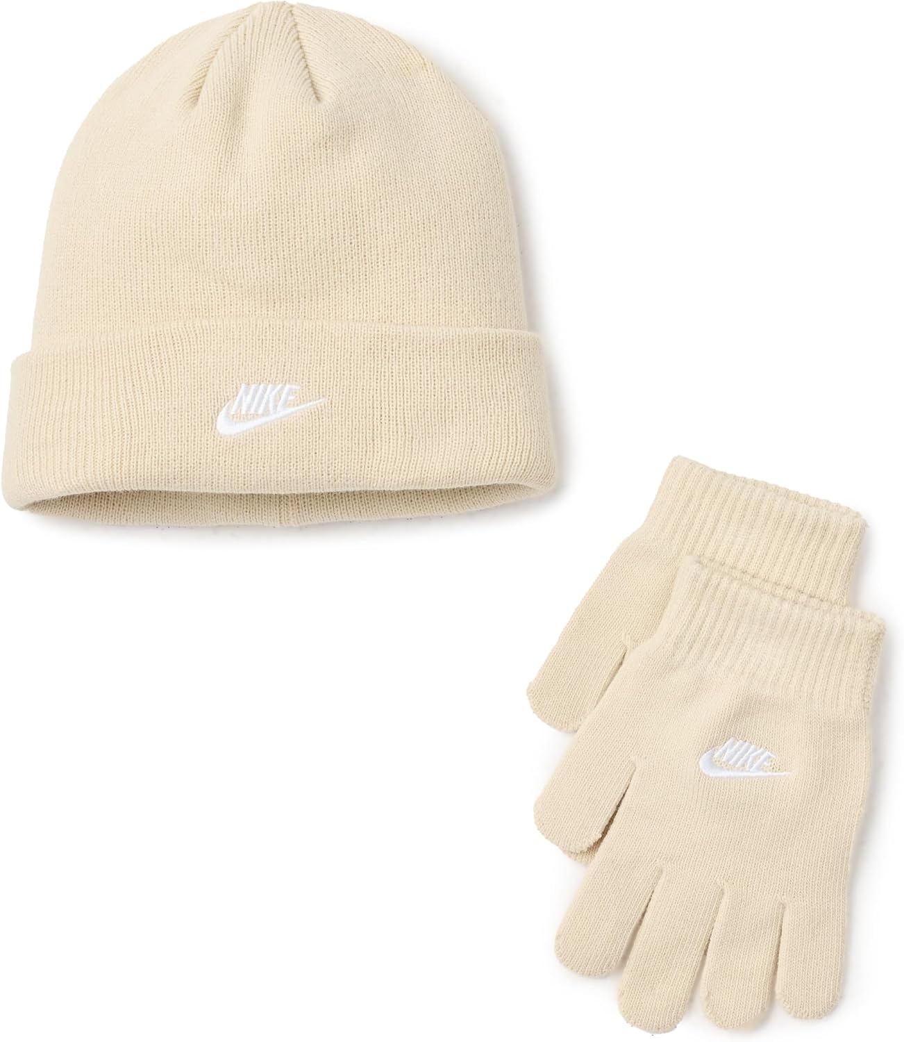 image:imageNike Kids Club Beanie and GloveMitten SetSand Drift