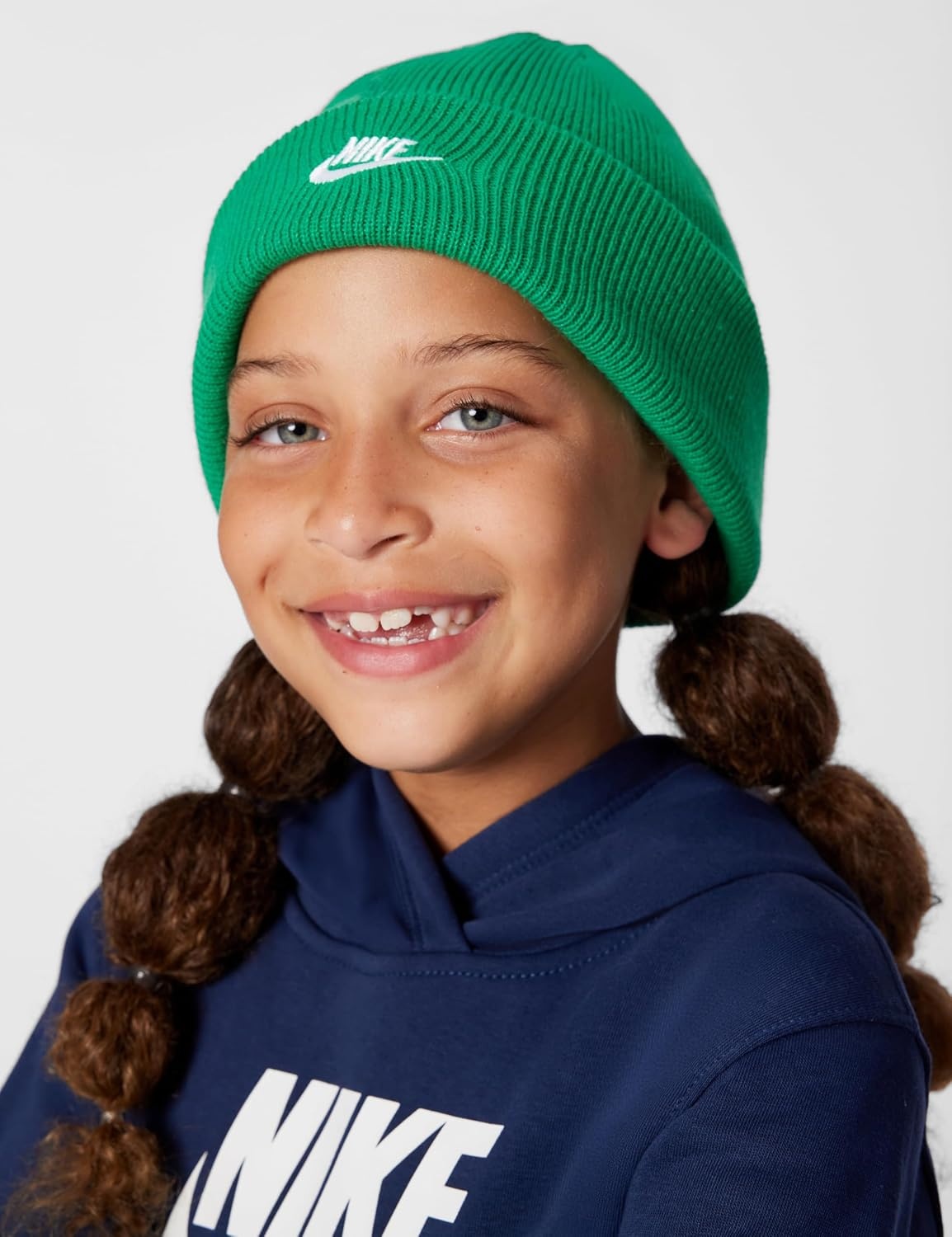 image:imageNike Kids Club Beanie and GloveMitten SetStadium Green