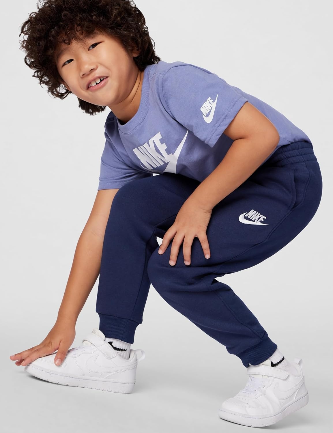 image:imageNike Kids Club Fleece Jogger PantsMidnight NavyWhite