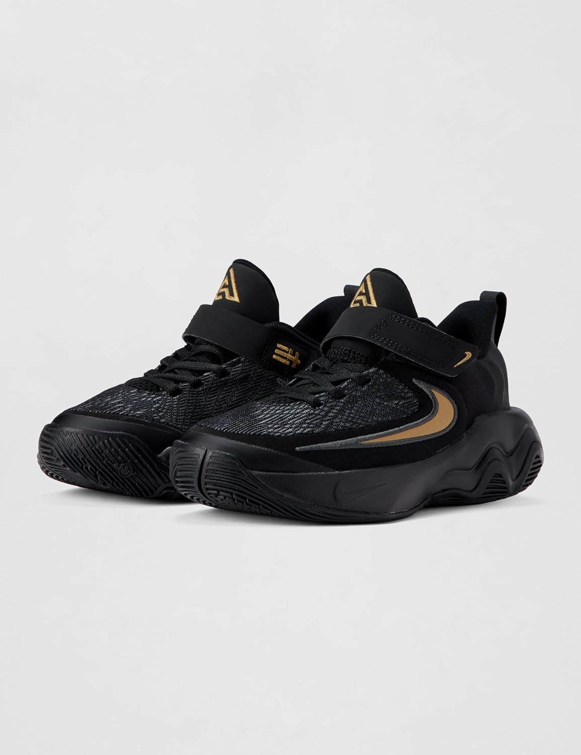 image:imageNike Kids Giannis Immortality 4 Basketball Shoes Boys and Girls SneakersBlackMetallic Gold