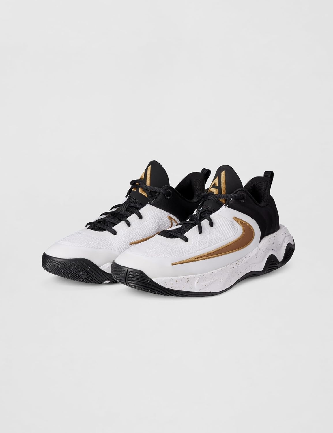 image:imageNike Kids Giannis Immortality 4 Basketball Shoes Boys and Girls SneakersBlackMetallic GoldWhite