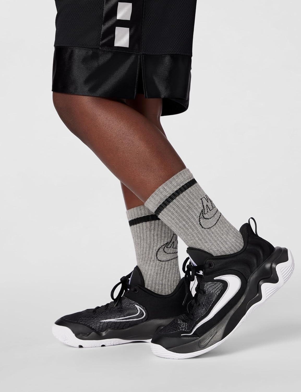 image:imageNike Kids Giannis Immortality 4 Basketball Shoes Boys and Girls SneakersBlackWhiteWolf Grey