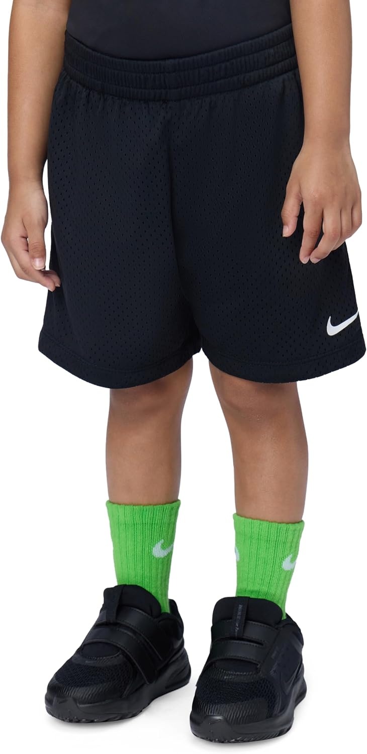 image:imageNike Kids Multi DriFIT Mesh ShortsBlackWhite
