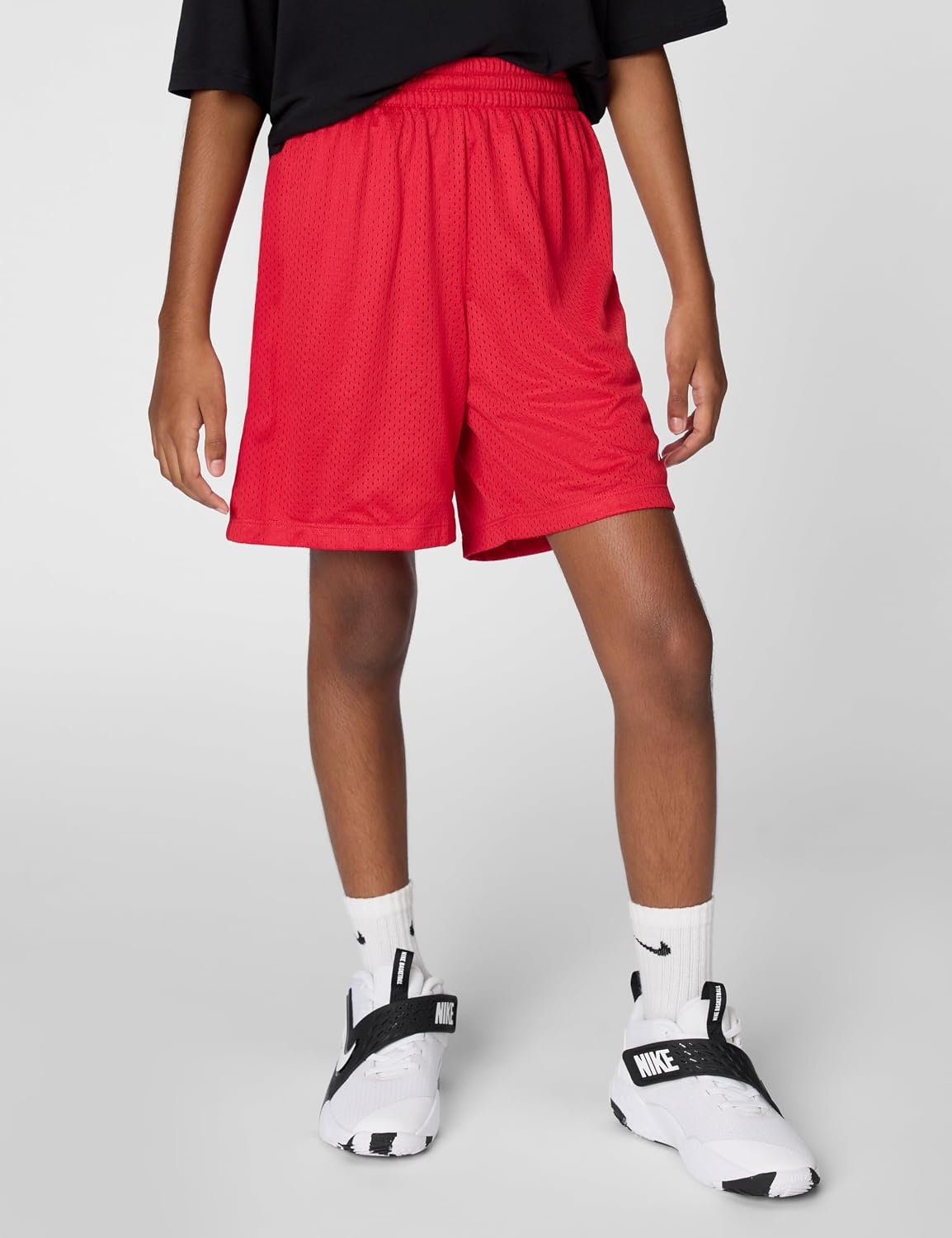 image:imageNike Kids Multi DriFIT Mesh ShortsUniversity RedWhite