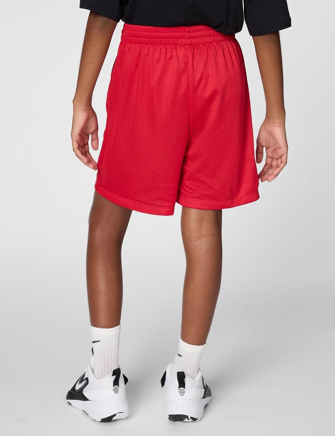 image:imageNike Kids Multi DriFIT Mesh ShortsUniversity RedWhite