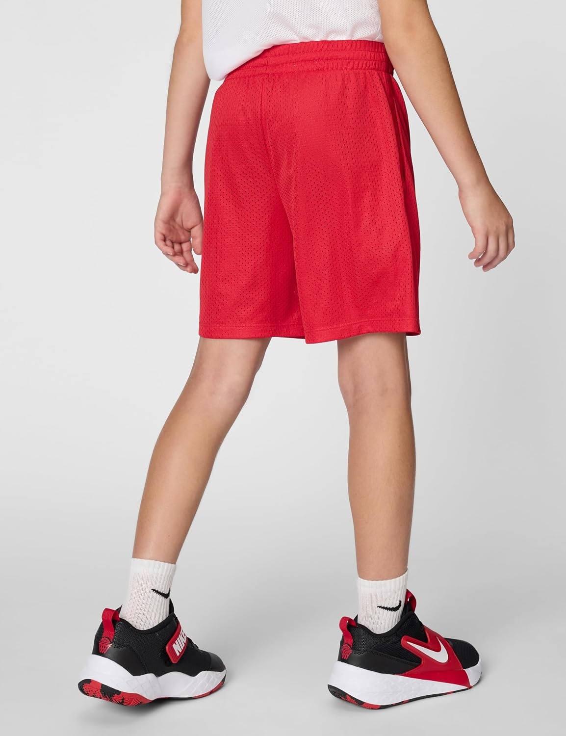 image:imageNike Kids Multi DriFIT Mesh ShortsUniversity RedWhite