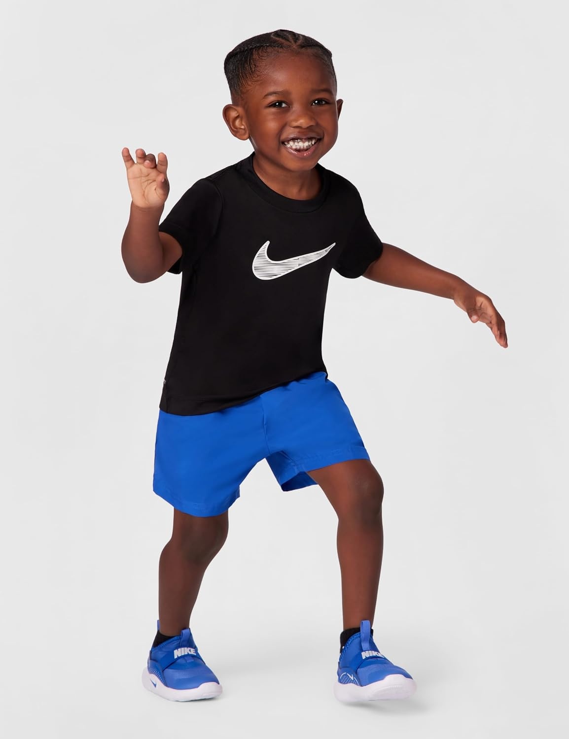 image:imageNike Kids Multi DriFIT Training ShortsGame RoyalWhite