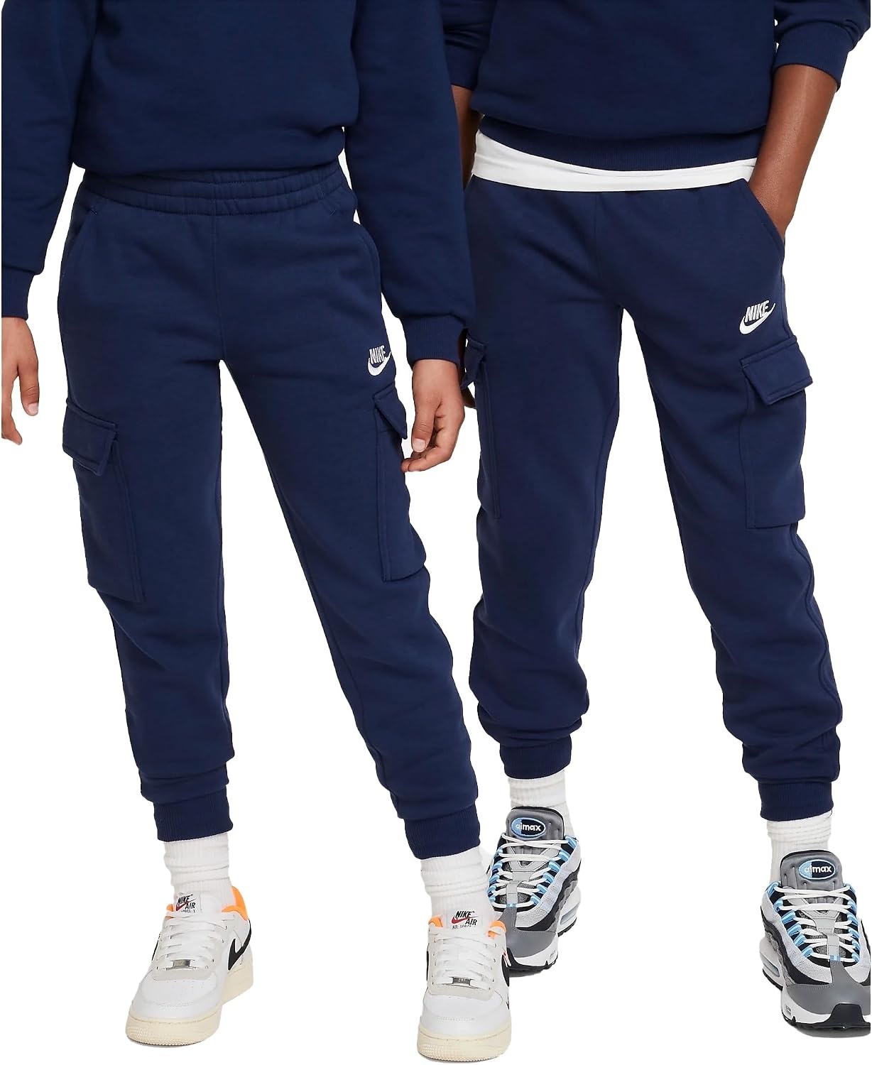 image:imageNike Kids Sportswear Club Fleece Cargo PantsMidnight NavyMidnight NavyWhite