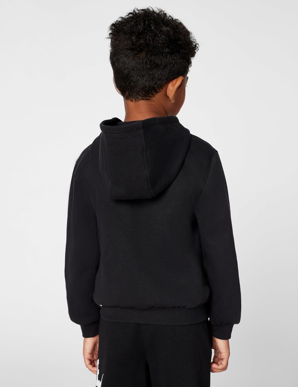 image:imageNike Kids Sportswear Club Fleece FullZip HoodieBlackWhite