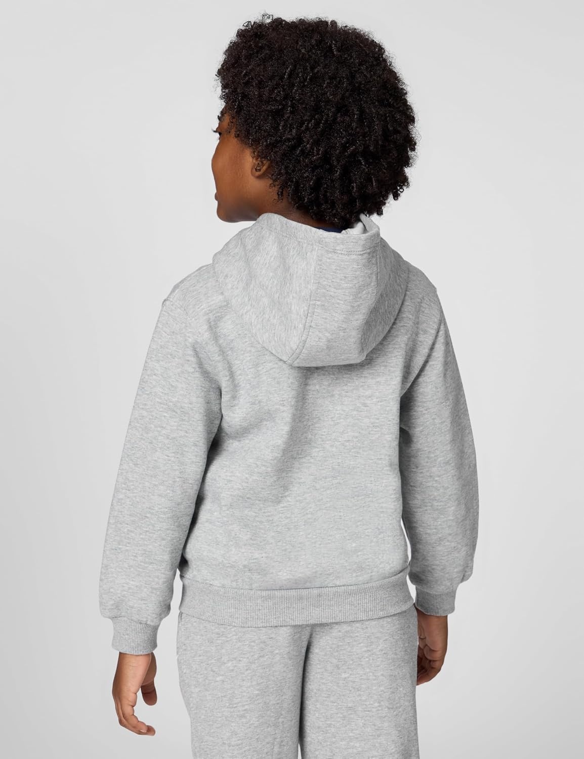 image:imageNike Kids Sportswear Club Fleece FullZip HoodieDark Grey HeatherBase GreyWhite